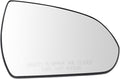 TRQ Passenger Side Mirror Glass Heated Convex For Factory Equipped & Aftermarket Mirrors Compatible with 17-20 Hyundai Elantr