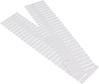 MUKCHAP 72 Pieces DIY Plastic Grid Drawer Organizer, 12.6 Inch Plastic Grid Drawer Dividers, Plastic Adjustable Drawer Divide