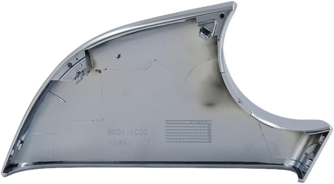 Fits For Tesla Model 3 Left Driver Side Wing Mirror Cover and Mirror Frame Set Rearview Lower Holder Tray Cap Housing 2017-2020(left side chrome)