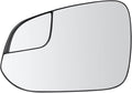 TRQ Driver Side Mirror Glass Snap On with Backing Plate Compatible with 2016-2018 Toyota RAV4 TO1324174