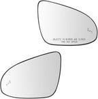 Blind Spot Detection Heated Mirror Glass Left Right Kit Pair 2pcs for Toyota for Camry 2012-2014