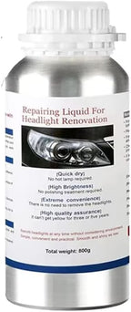 800g Car Headlight Scratch Repair Liquid,Polymer Car Headlight Liquid,Polishing Tool for,Restore and Repair Dull Yellow Headl
