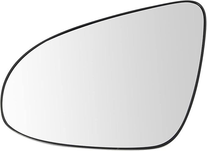 TRQ Driver Side Heated Mirror Glass Compatible with 2012-2014 Toyota Camry SE XLE Hybrid SE Sport