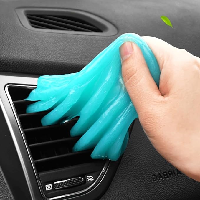 Universal Car Cleaning Gel - Interior Detailer Putty for Auto Vents, Dashboard & Crevices Magic Dust Remover Slime for Car
