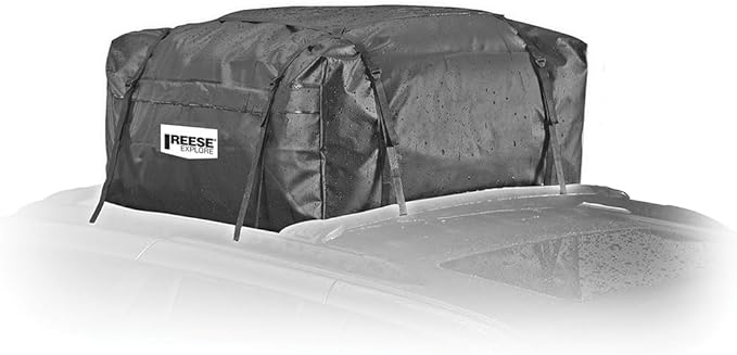 Reese Explore 1041100 Rainproof Car Top Carrier (15 Cubic Feet),Black