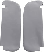 Car Sun Visor Cover Skin Replacement Fits for Dodge Ram 1500 2500 1994-2001 Microfiber Leather, Gray