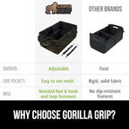 GORILLA GRIP Large Capacity Sturdy Trunk Storage Organizer, Slip and Water Resistant Collapsible Organization Container for
