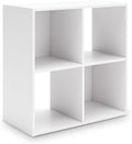 Signature Design by Ashley Onita Contemporary 4 Cube Organizer for Storage, Fits 10.5" by 10.5" by 11" H Storage Bins, Wood, 