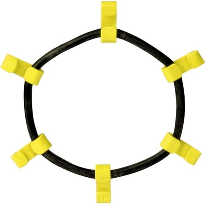 SCC Super Z6 Cable Tire Chain for Cars, Pickups, and SUVs - Set of 2 & SCC Tire Traction Chain Rubber Tightener - Set of 2