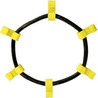 SCC Super Z6 Cable Tire Chain for Cars, Pickups, and SUVs - Set of 2 & SCC Tire Traction Chain Rubber Tightener - Set of 2