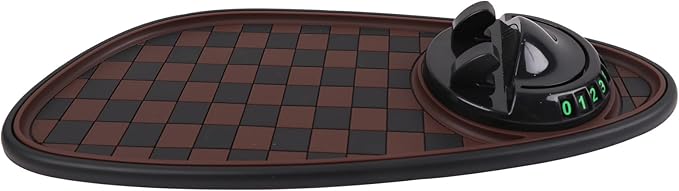 Multifunction Car Anti-Slip Mat Exclusive Phone Holder, Rotatable Car Phone Holder Dashboard Pad with Temporary Parking Numbe