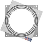 Lazy Susan Hardware, 4 inch, 350 lbs. Load Capacity, Pack of 2 Steel Lazy Susan Turntable Ball Bearing, by Woodpeckers