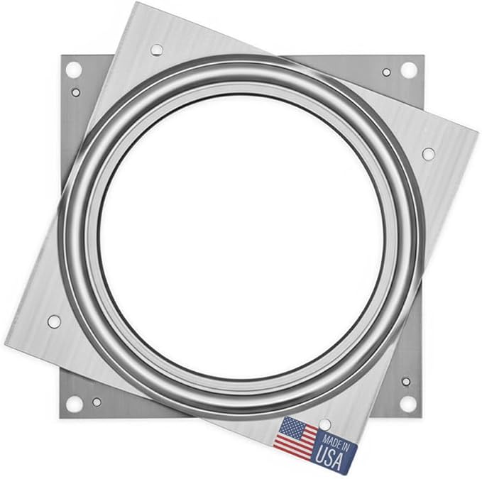 Lazy Susan Hardware, 4 inch, 350 lbs. Load Capacity, Pack of 10 Steel Lazy Susan Turntable Ball Bearing, by Woodpeckers
