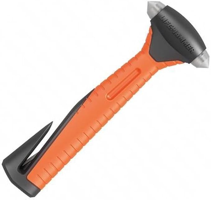 Lifehammer Safety Hammer Plus - Emergency Escape and Rescue Hammer With Seatbelt Cutter