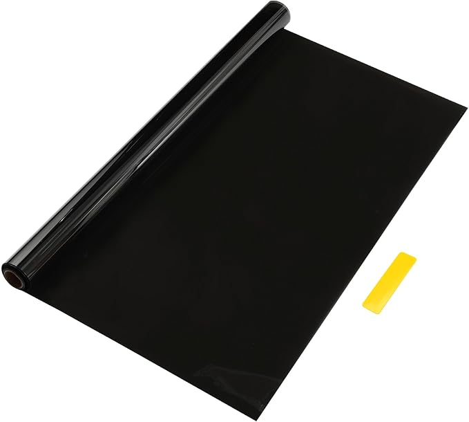 Motoforti Nano Ceramic Car Window Tint Film VLT 18% IRR 48% UVR 93% Chrome Gray 14.76 ft x 35.43 Inch Privacy Film 2mil PET 1 Pc