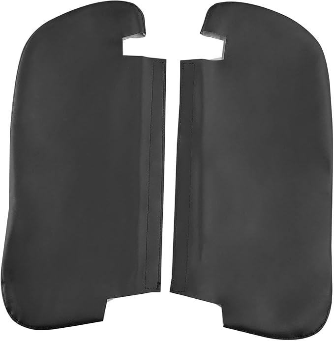 Car Sun Visor Cover Replacement Fits for Dodge Ram 1500 2500 1994-2001 Vinyl Leather, Black