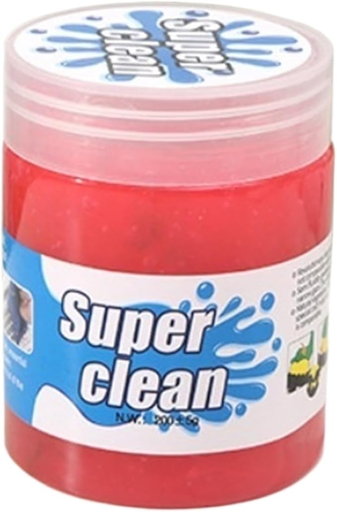 1pcs Car Wash Interior Cleaning Gel Slime - Magic Remover for Vents & Keyboards(Red200g)