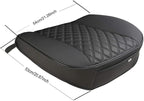 Black Panther PU Car Seat Cover, Front Seat Protector Compatible with 90% Vehicles,Embroidery,Anti-Slip & Full Wrapping Botto