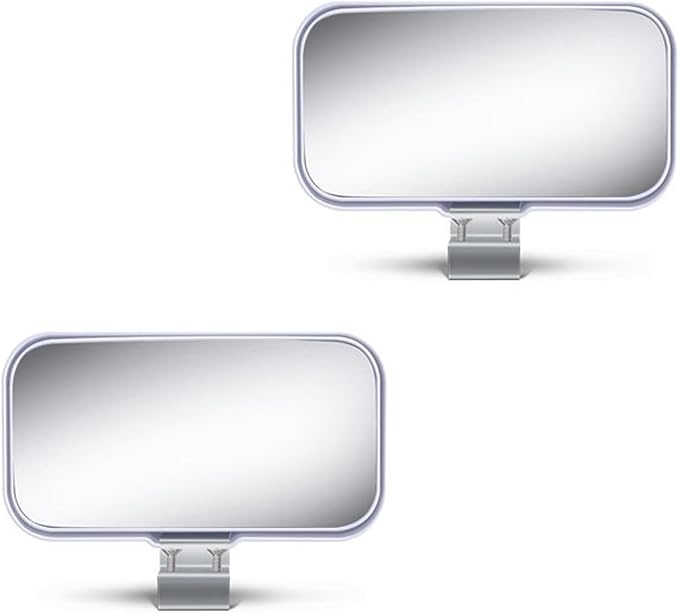 Blind Spot Car Mirror, Adjustable Blindspot Convex Wide Angle Side Rearview Mirror for SUV and Trucks, Pack of 2