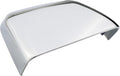 Chrome Tow Mirror Cover Cap | For 2017-2024 F250 F350 F450 F550 Super Duty Side by Side Accessories | LH Left Driver Side Exterior Plastic Rearview Top Half Door Mirror Cover