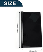 Motoforti Nano Ceramic Car Window Tint Film VLT 5% IRR 70% UVR 80% Black 5ft x 30inch Privacy Film 2mil PET 1 Pc