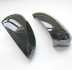 New 2pcs Door Exterior Rearview Mirror Cover Cap Trim for Nissan Rogue Mitsubishi Outlander 2022 2023 2024 (Glossy Black)