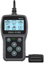 Bluetooth OBD2 Scanner Diagnostic Tool with Battery Tester: Check Engine Code Reader - Plug & Play with Live Data and Trip