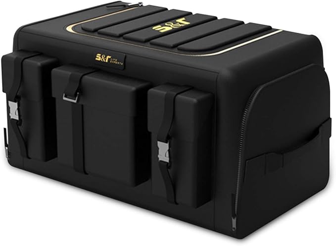 Ergocar Car Trunk Organizer Car Boot Storage Organiser Multi Pocket Car Boot Tidy Storage 3 Times Size Folded Portable