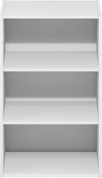 Furinno Basic Book Shelf, 3-Tier Bookshelf, Storage Organizer Bookcase with Open Shelf, 11 x 17 x 26, for Living Room, Bedroo