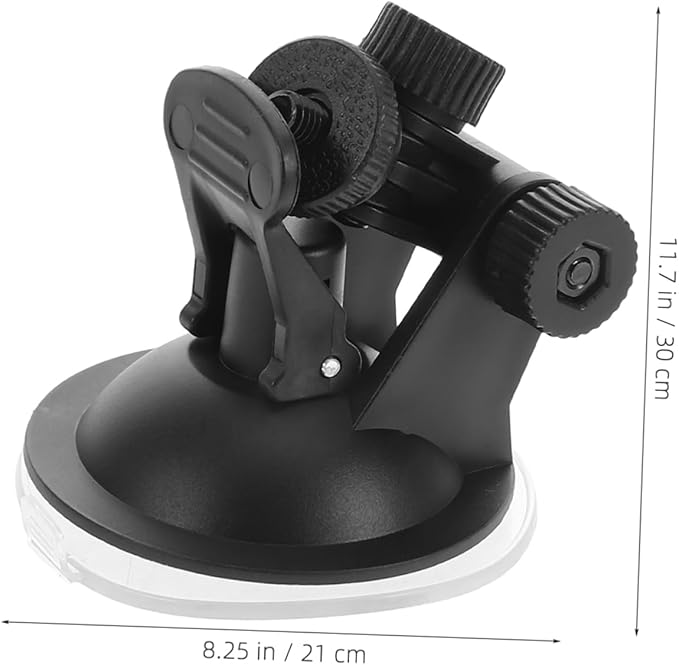 Angoily Vehicle Camera Cup Mount Screw Dashcam Holder for Windshield and Dashboard Use Design