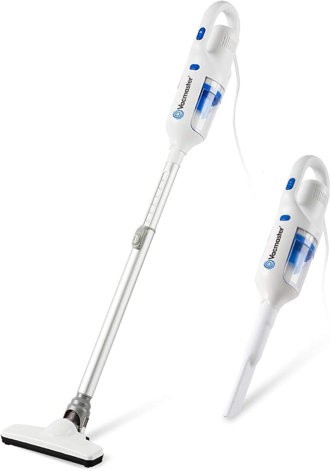 Vacmaster Corded Stick Vacuum Cleaner 2 in 1 Ultra-Lightweight 14Kpa Power Suction Handheld Vacuum Cleaner with Washable HEPA