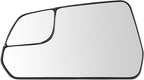 TRQ Driver Side Mirror Glass Snap On Clear Plastic Compatible with 2015-2020 Ford Mustang FO1324219