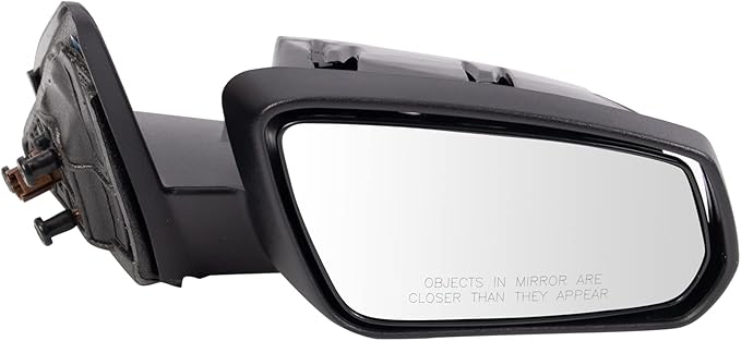 TRQ Driver & Passenger Side Power Mirror Set Paint to Match Caps Textured Black Compatible with 2010 Ford Mustang FO1320402 F
