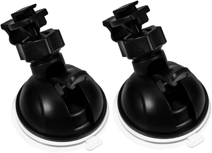 2pcs Cup Dash Cam Mount Holder Easy to Install Stable Support for Windshield Dashboard Use Single Screw Design for Effortless Attachment and Detachment
