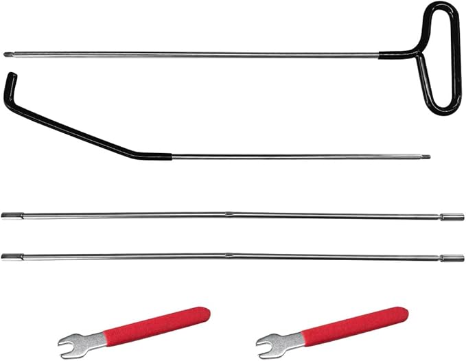 Car Long Reach Tool, 67" Multi-Function Automotive Emergency Tool, Portable Long Pin Puller Hook Kit with Adjustable Length f