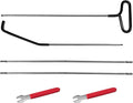 Car Long Reach Tool, 67" Multi-Function Automotive Emergency Tool, Portable Long Pin Puller Hook Kit with Adjustable Length f