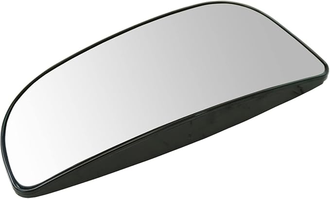 TRQ Passenger Side Mirror Glass Heated with Spotter Glass Compatible with 2011-2022 Ram 1500 2011-2018 Ram 2500 3500 4500 550