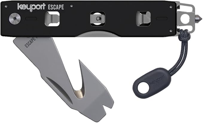 Compact Vehicle Emergency Multi-Tool - Rescue-Grade Tungsten-Carbide Glass Breaker & Seatbelt Cutter for Car Rescue and Roads
