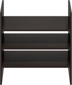 Furinno Cubicle Cube Insert, 3-Shelf Cube Organizer, Fits into Furinno Extra Thick Cubes, for Organizers and Storage, Black D