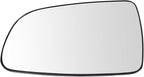 TRQ Driver Side Mirror Glass Heated Snap-On Compatible with 2007-2011 Chevrolet Aveo GM1324154
