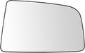 TRQ Driver Side Upper Mirror Glass Heated Snap-On Compatible with 2007-2009 Dodge Sprinter 2500 3500, 2010-2021 Mercedes-Benz