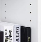 Furinno Jaya Book Shelf, 3-Tier Bookshelf, Bookcase with Adjustable Shelves, 9.5 x 24.5 x 40.3, for Organization and Storage,
