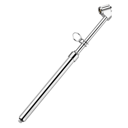ATsafepro Semi Truck Tire Pressure Gauge, Heavy Duty Tire Gauge Range to 150PSI/10Bar,Dual Head Air Pressure Gauge for RV, Semi, Truck,SUV and Car