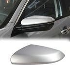 Silver Mirror Cap Cover For Honda Civic 2016 2017 2018 2019 2020 2021 Rearview Mirror Cap Replacement (Left Side)