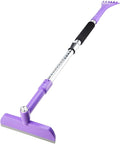 REALYOU 49.2" Snow Brush & Ice Scraper for Car Windshield, Upgraded Extendable Snow Brush with 360° Pivoting Brush Head and Foam Grip for Car Auto Truck SUV