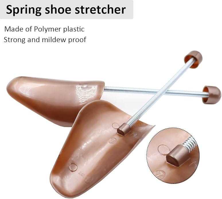 EchoDone 10 Pairs Plastic Shoe Tree Stretcher Shaper for Men