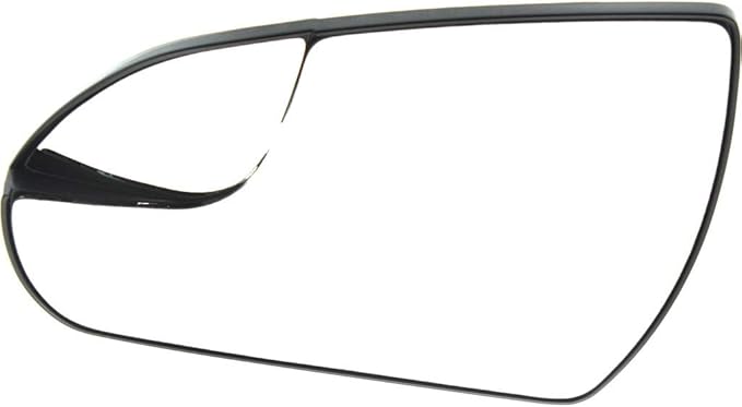 For Hyundai Elantra 2017 2018 Mirror Glass Driver Side | Non-Heated | Flat Type | w/Backing Plate & Blind Spot Glass | Replacement For 87611F3050, 87621F2050