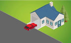 Garage Parking Assistant with Parking Aid Sensor - New Model - Free 1 Year Replacement Warranty - Parking Stopper for Garage – No Laser Parking