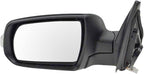 TRQ 2 Piece Driver and Passenger Side Mirror Assembly Set Electric Adjustment Heated No Memory Textured Compatible with 2011-