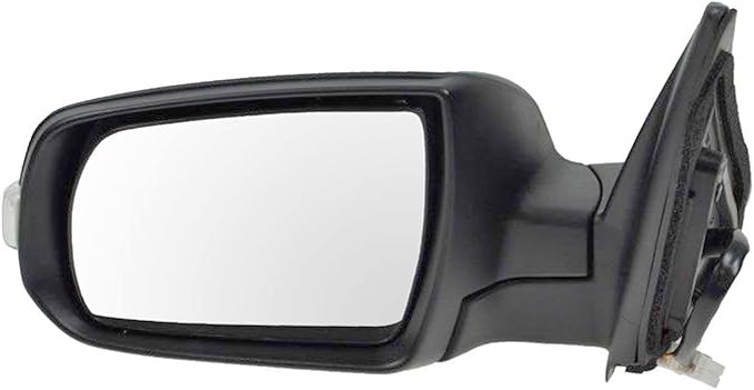 TRQ 2 Piece Driver and Passenger Side Mirror Assembly Set Electric Adjustment Heated No Memory Textured Compatible with 2011-